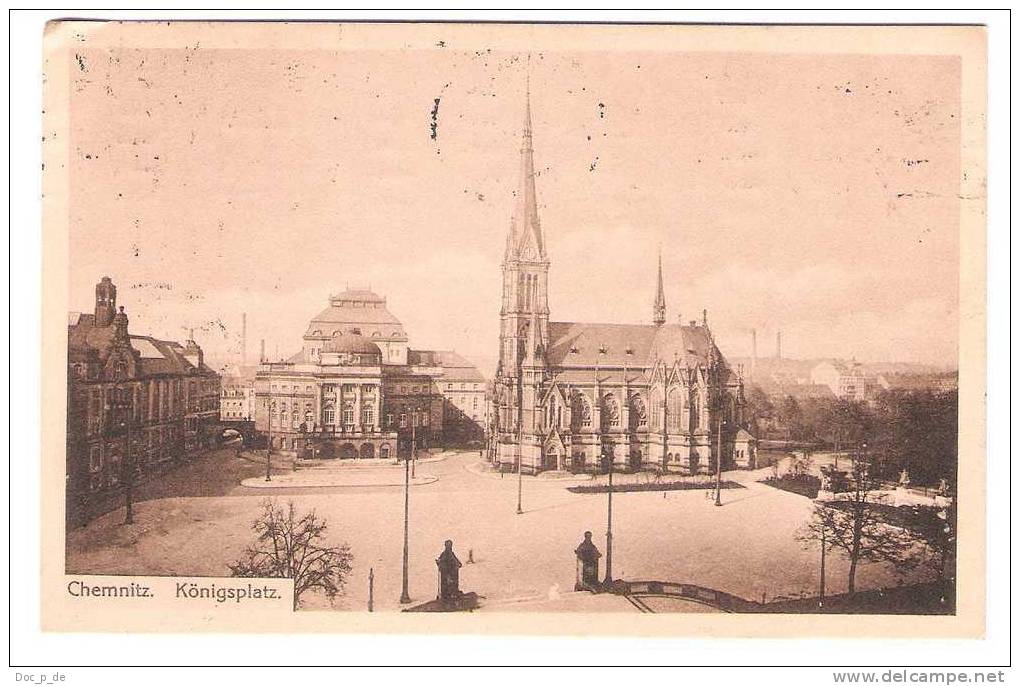 Deutschland - Chemnitz - Königsplatz - 1913 - Chemnitz