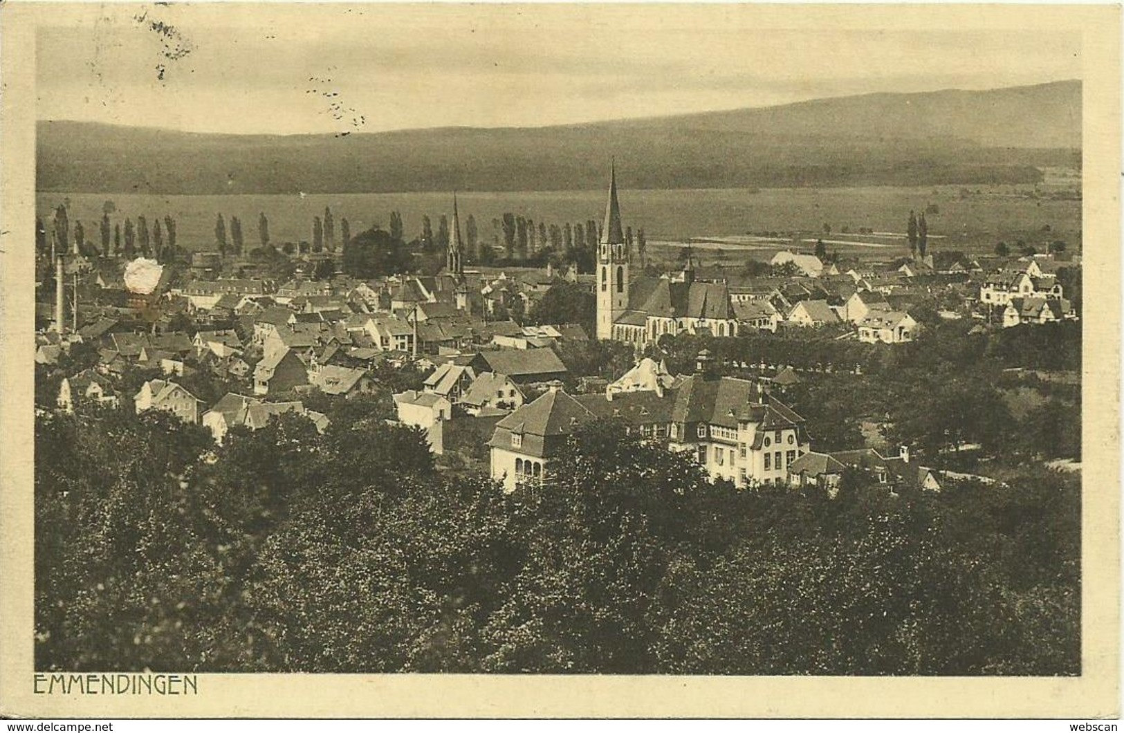 AK Emmendingen Ortsansicht Fabriken 1913 #01 - Emmendingen