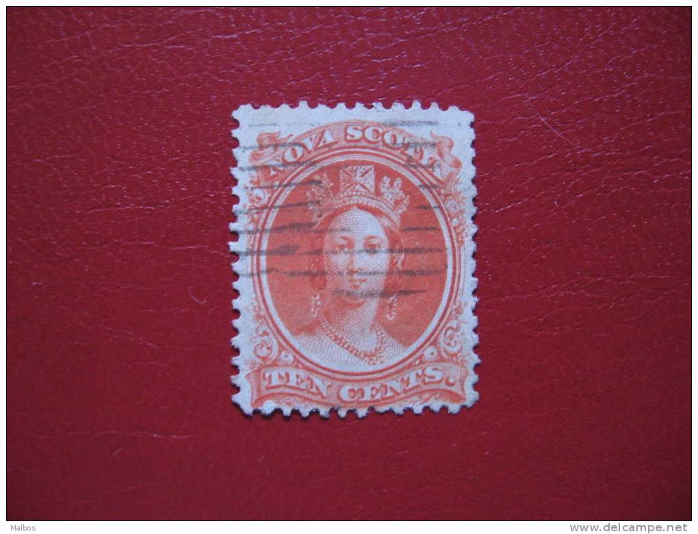 NOVA COTIA - 1863 - (o) SG# 27 - Y&T N° 9 - P12 - White Paper - Usati