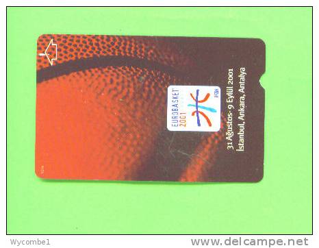 TURKEY - Magnetic Phonecard/Basketball - Türkei