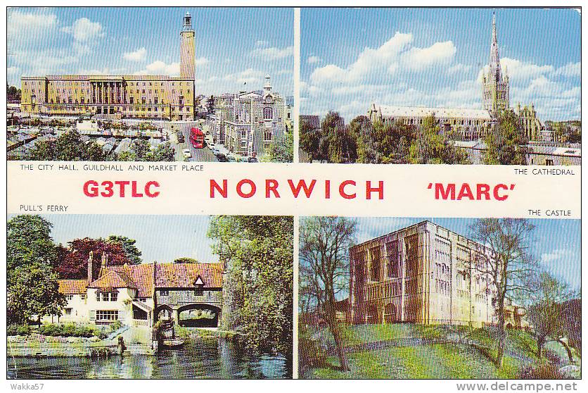 A338 - NORWICH - GREAT BRITAIN  - QSL CARD - Radio