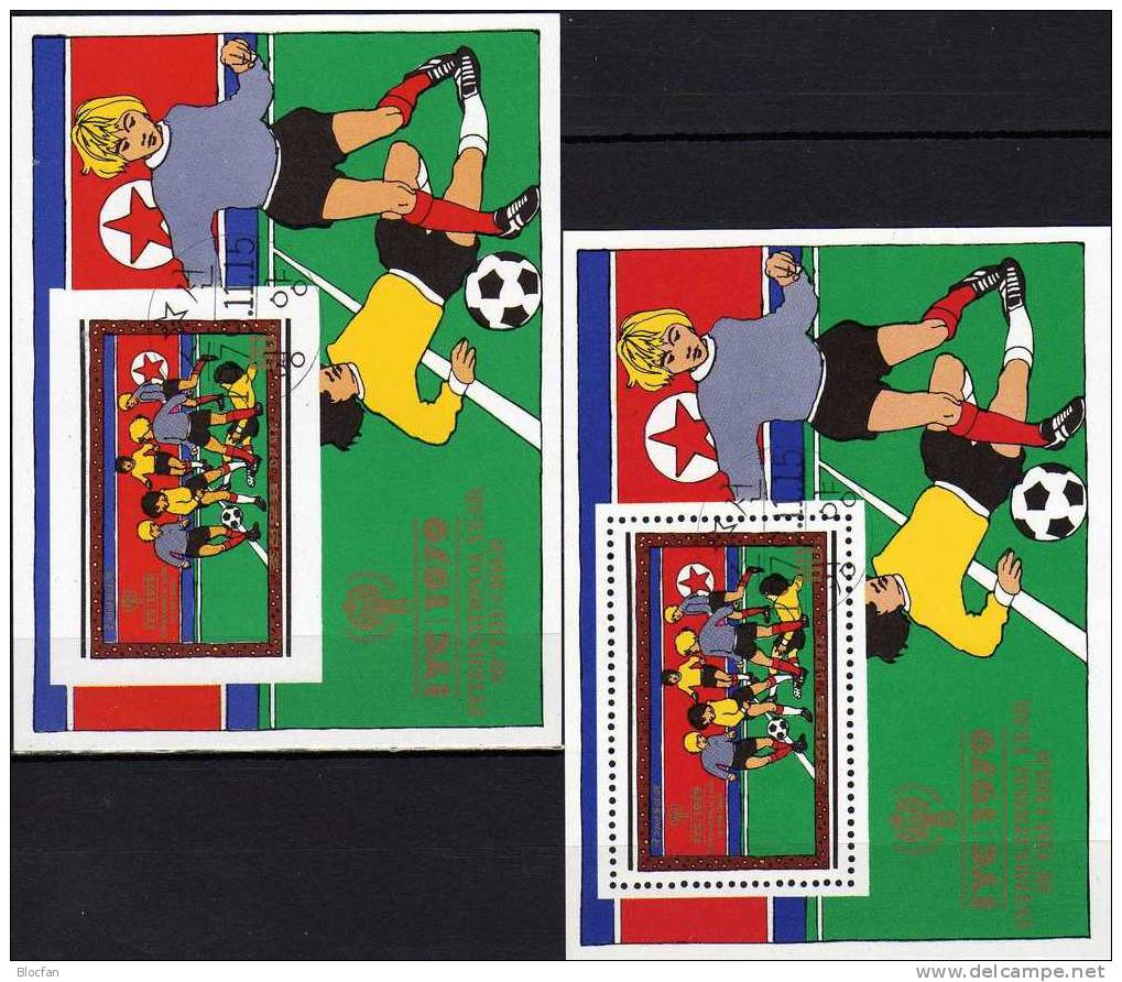 Kinder Spiel UNO Jahr Des Kindes 1979 Korea Block 67A Plus B O 18€ Fussball In Der Schule Auf Dem Rasen Sheet From Corea - Korea (...-1945)