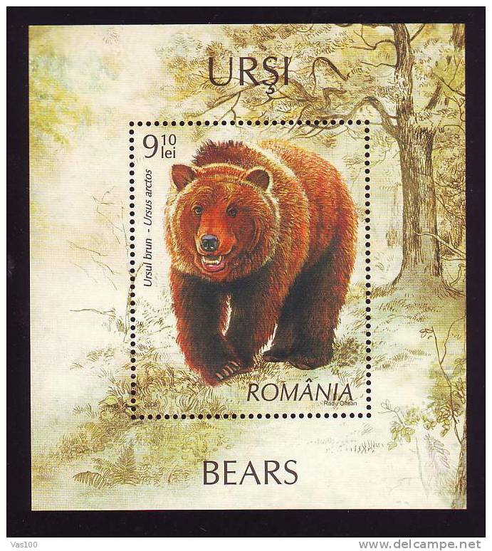 Romania 2008 BLOCK ** MNH BEARS ,OURS.Extra Price !! - Beren