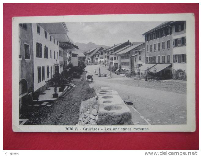 Switzerland--- Gruyeres ---Les Anciennes Measures  Vintage Wb  ----====(ref128) - Otros & Sin Clasificación