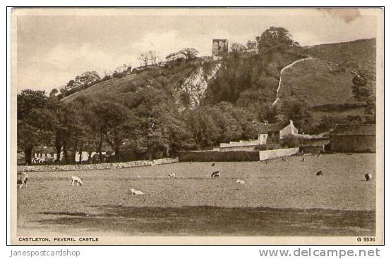 CASTLETON - PEVERIL CASTLE 1951 - Derbyshire - Derbyshire