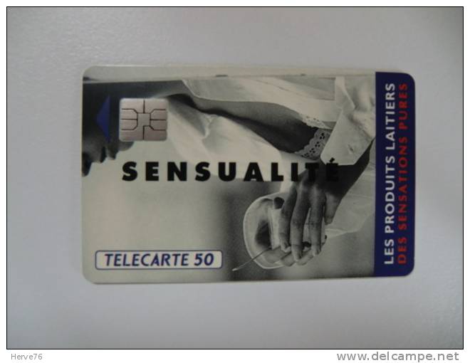 Télécarte Produits Laitiers Sensualité - 50 U - So4 - (réf : F 327A) - 1993