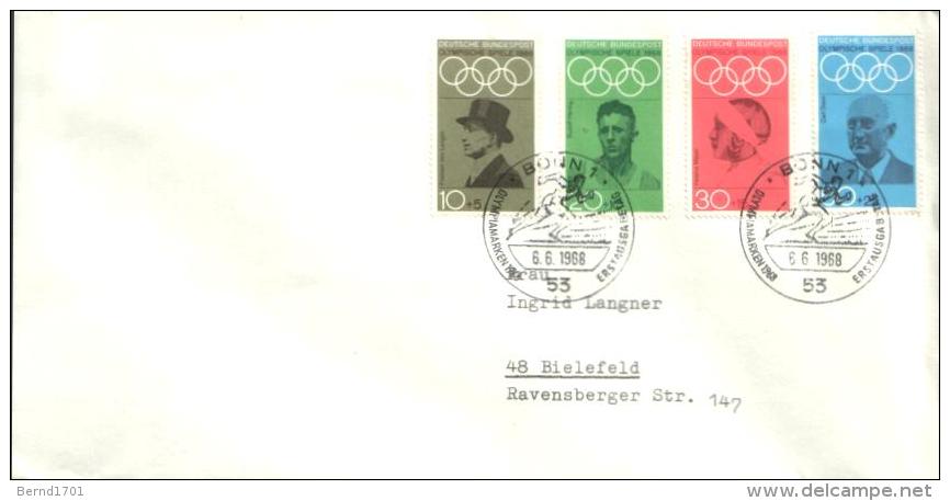 Germany - Mi-Nr 561/562 + 564/565 FDC (x284)- - 1961-1970