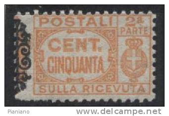 PIA - LUOGOTENENZA - 1945 :  Francobollom Per Pacchi Postali - ( SAS  52) - Paketmarken