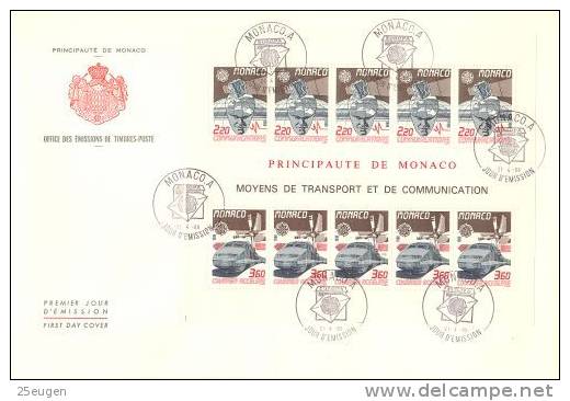 MONACO  1988 EUROPA CEPT FDC - 1988