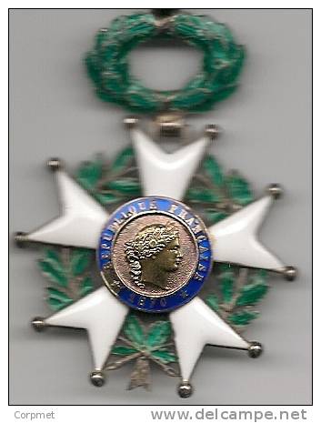 Médaille de la LEGION D´ HONNEUR - CAS ORIGINAL - ARTHUS BERTRAND -