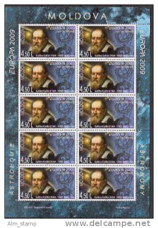 2009 Moldau  Moldova  Sheet Mi. 650-1 ** MNH  Europa - 2009