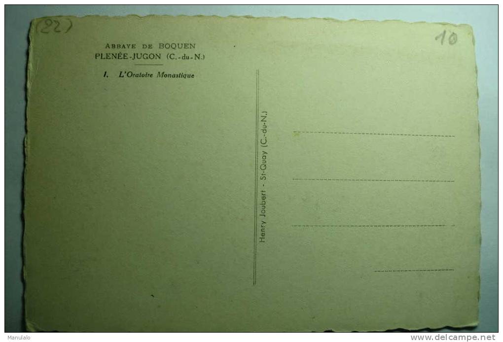 D 22 - Plenée Jugon - L´oratoire Monastique - Plénée-Jugon