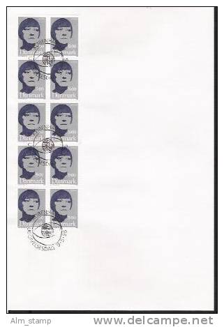 1996 Dänemark Booklet    Mi. 1125 FDC   Europa - 1996