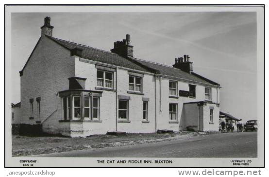 CAT & FIDDLE INN - Buxton - REAL PHOTO PCd - Derbyshire - Derbyshire