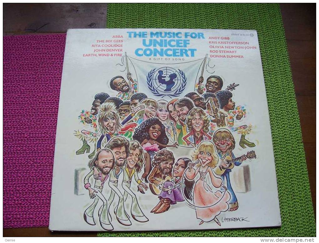 THE  MUSIC  FOR  UNICEF  CONCERT  POCHETTE DE UTTERBACK - Compilations