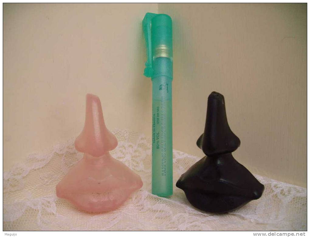 SALVADOR  DALI " LAGUNA" MINI  STYLO VAPO EDT 8 ML + 3 MINIS TUBES BOUCHE /NEZ LIRE !!! - Miniatures Womens' Fragrances (without Box)