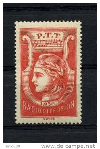 FRANCE - RADIODIFFUSION 1935 N° 2** Neuf Ier Choix. MNH. Cote: 80 Euros. Superbe - Radiodiffusione