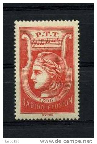 FRANCE - RADIODIFFUSION 1935 N° 2** Neuf Ier Choix. MNH. Cote: 80 Euros. Superbe - Radiodiffusion