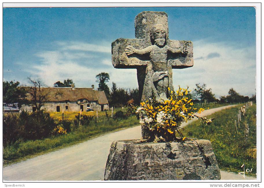 17449 Calvaire Route Bretonne Région Auray Saint Anne ; (france 56) . MX 5003 Jos ; Genet Christ Granit - Monuments