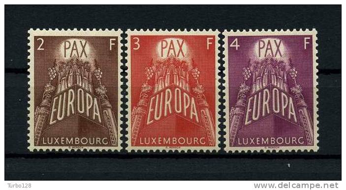 LUXEMBOURG Poste N° 531 à 533*  Neufs Iégère Trace De Charnière. Cote YT: 125 € - Ungebraucht