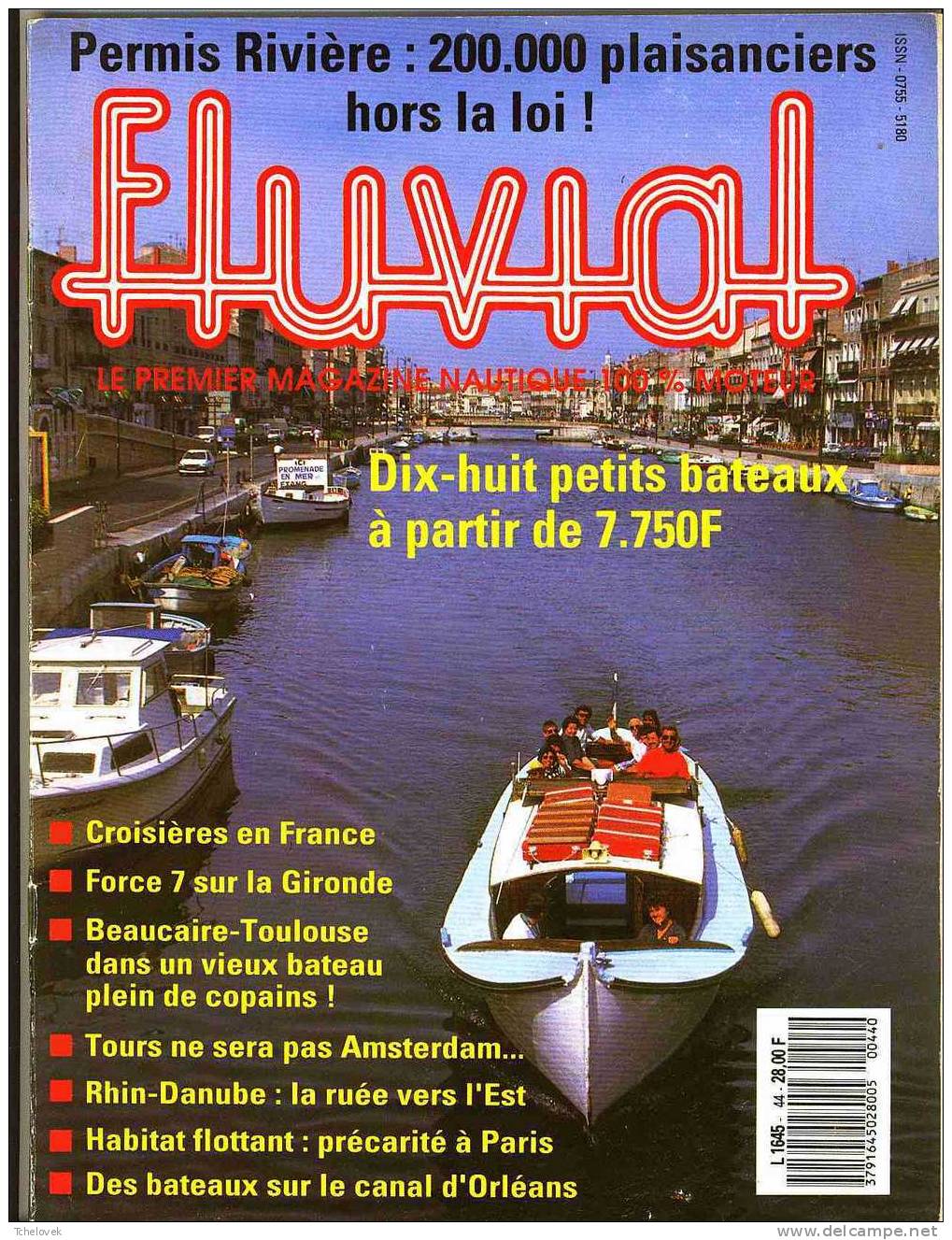 Fluvial Mai Juin 1990 - Boats