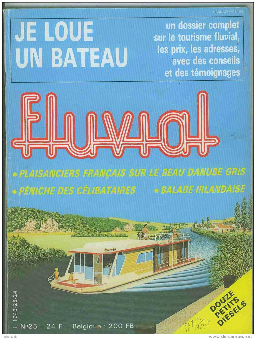 Fluvial Mars Avril 1987 Je Loue Un Bateau N° Special - Boats