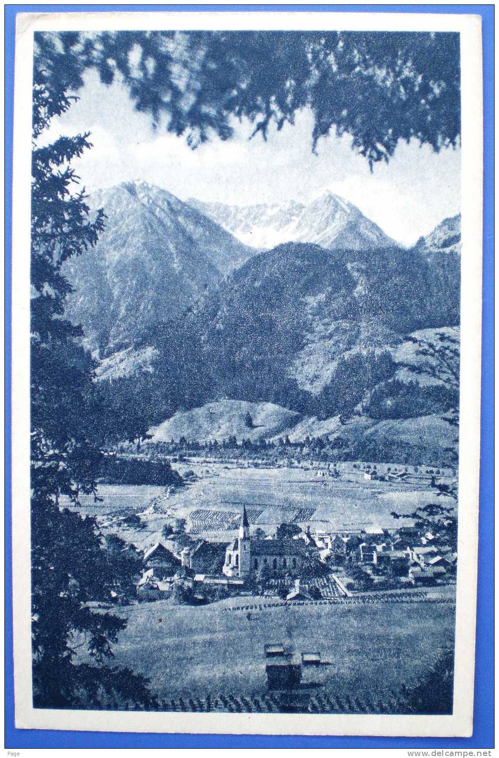 Hindelang,Teilansicht,Hindelang Mit Breitenberg Und Rotspitze,1930 - Hindelang