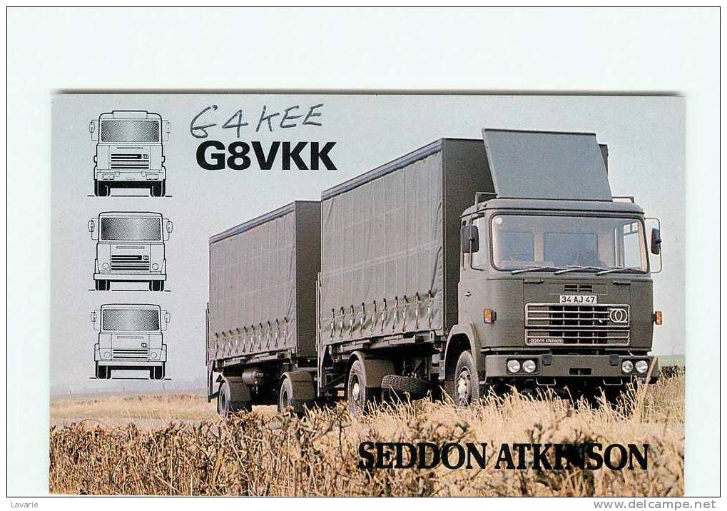 CAMION - SEDDON ATKINSON - ( Ville ) EXETER -carte Radio - Exeter