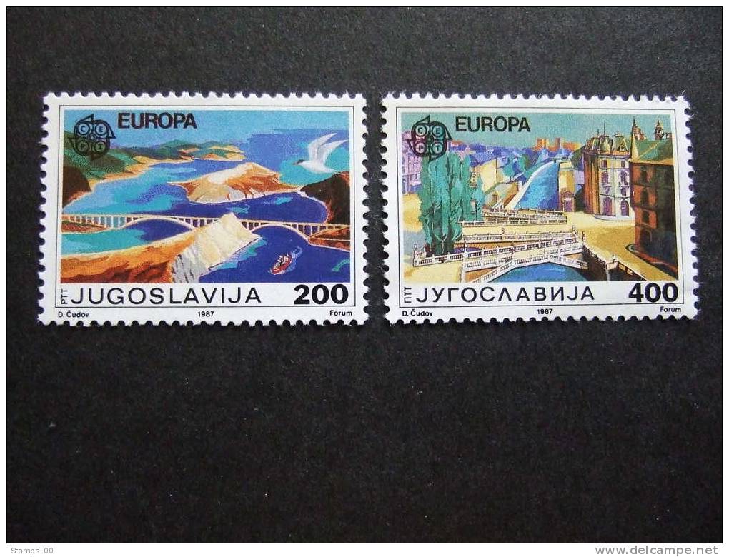YUGOSLAVIA, JUGOSLAWIEN 1987   MI 2219/20       MNH **    053807-025 - 1987