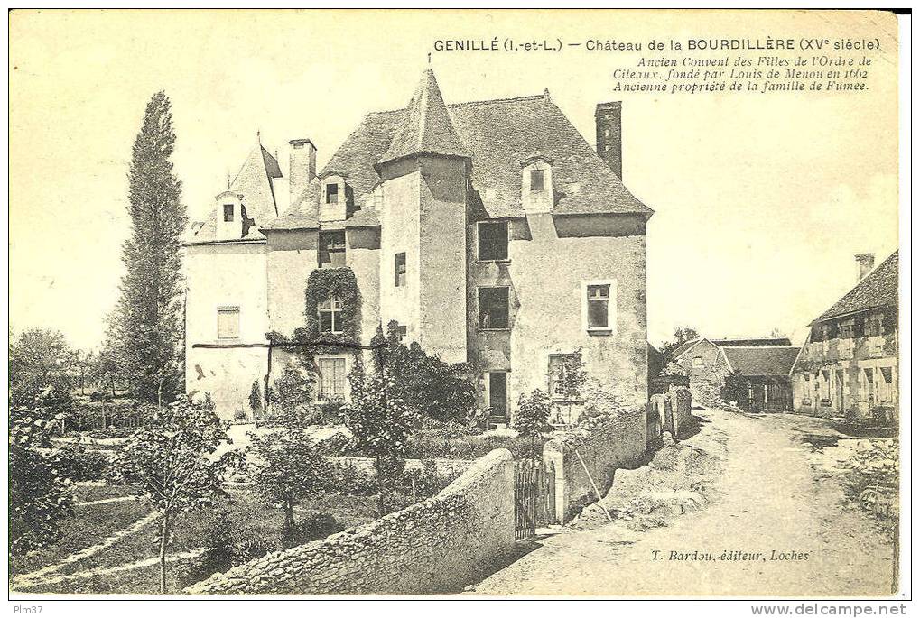 GENILLE - Le Chateau De La Bourdillère - Genillé