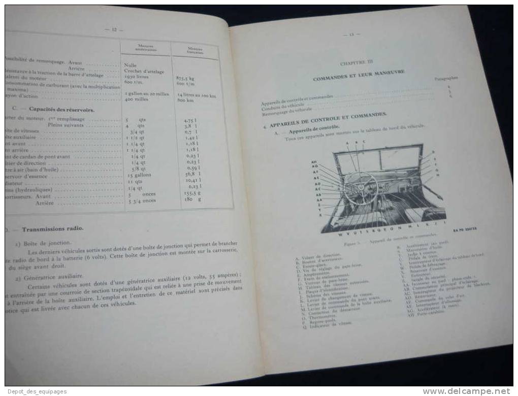 TRES RARE MANUEL 1953 JEEP WILLYS + FORD ............!!!!!!!!!!!!! !!!!!!!!!!!!!!!