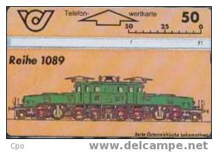 # AUSTRIA 88 Locomotive 1089  -train- 50 Landis&gyr 06.94 Tres Bon Etat - Oesterreich