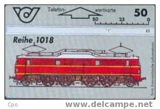 # AUSTRIA 85 Locomotive Reihe 1018  -train- 50 Landis&gyr 04.94 Tres Bon Etat - Oesterreich