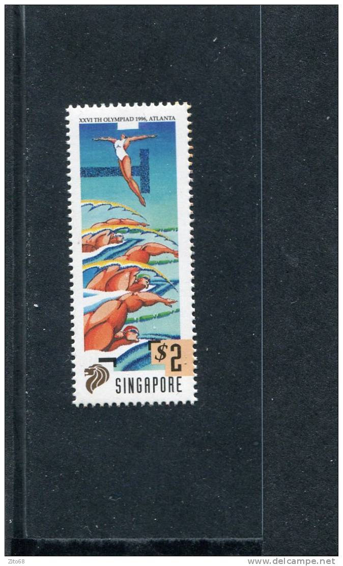 SINGAPOUR Singapore 1996 Jo Atlanta Y&T 780** - Salto De Trampolin