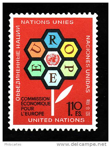 Nations Unies Genève   1984-  Y&T 27 -   Cote 3e - Commission Economique NEUF ** - Unused Stamps