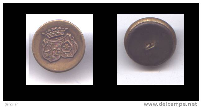 BOUTON  21 MM - ARMOIRIES - Buttons