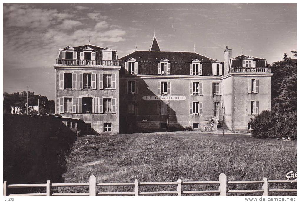 LARMOR - BADEN.  _  Le  Grand  AIR.  Carte Noir Et Blanc. - Larmor-Plage