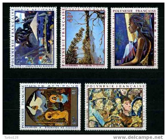 POLYNESIE PA N° 55/59 Neufs ** = MNH Superbes Cote 105 € Artistes Tableaux Wolf Nicolaï Peintures Painting Nativité - Ungebraucht