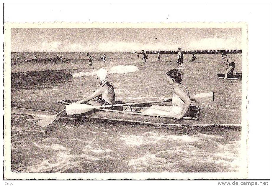 Bredene Sur Mer. - Pourvu Que ça Ne Chavire Pas... (Canoë-Kayac) - Bredene