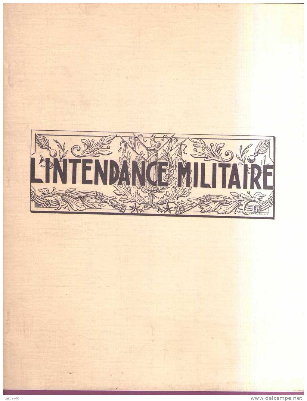 L Intendance Militaire N° 4 1957 - Français