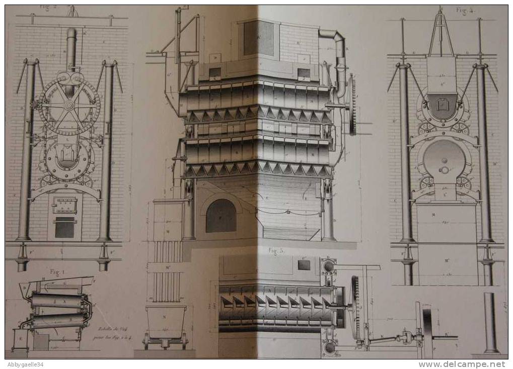 APPAREIL CONTINU POUR REVIVIFIER LE NOIR ANIMAL PAR M. BRINJES  Exposition Universelle. - Maschinen