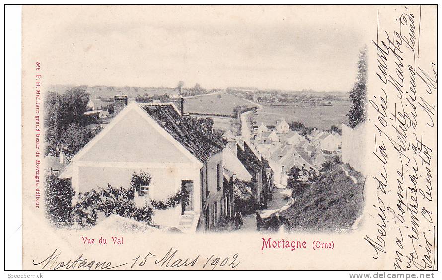 17464  Mortagne Vue Du Val . Maillant 558 - 1902 - Mortagne Au Perche