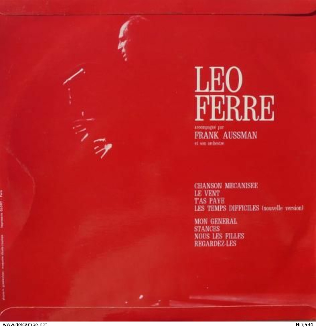 LP 25CM (10")  Léo Ferré  "  Alhambra  " - Formats Spéciaux