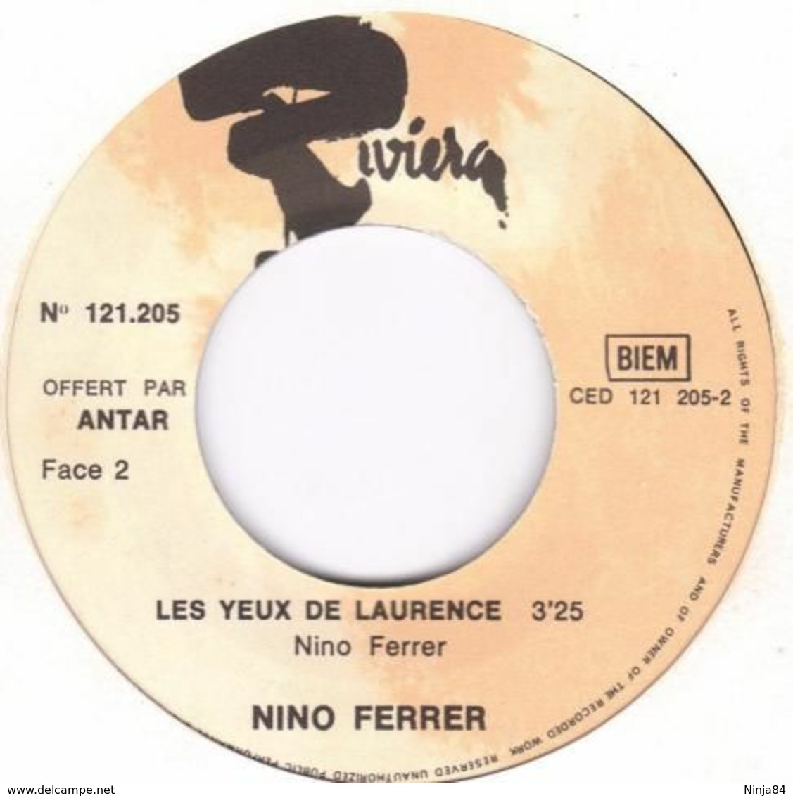 SP 45 RPM (7")  Nino Ferrer  "  Mamadou Mémé  "  Promo - Ediciones De Colección