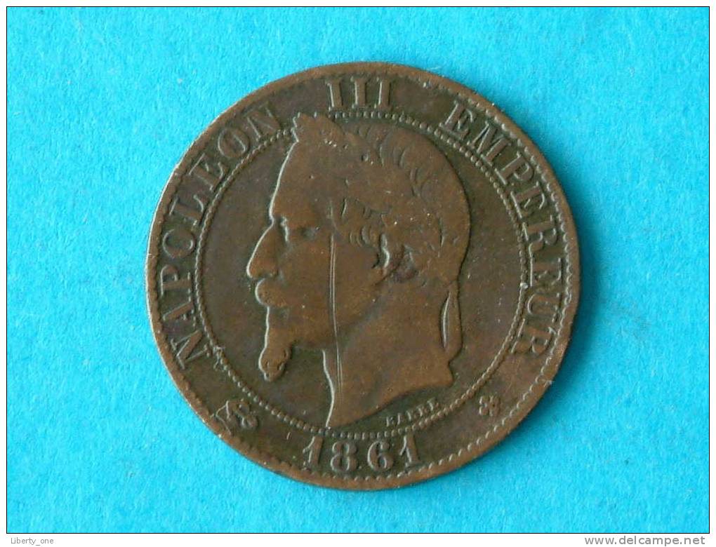 1861 BB - 5 CENTIMES / KM 797.2 ( For Grade, Please See Photo ) ! - Andere & Zonder Classificatie