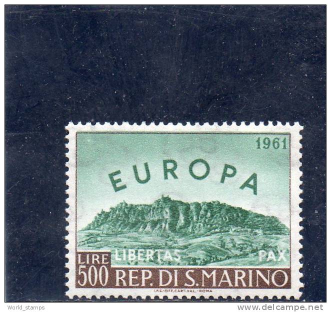 SAN MARINO 1961   EUROPA ** - Nuovi