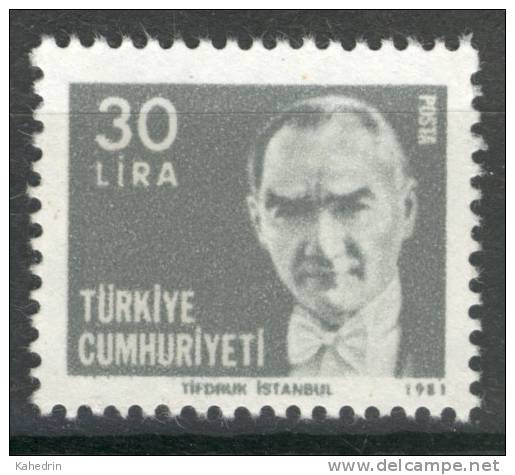 Turkey/Turquie/Türkei 1981, Atatürk **, MNH - Unused Stamps