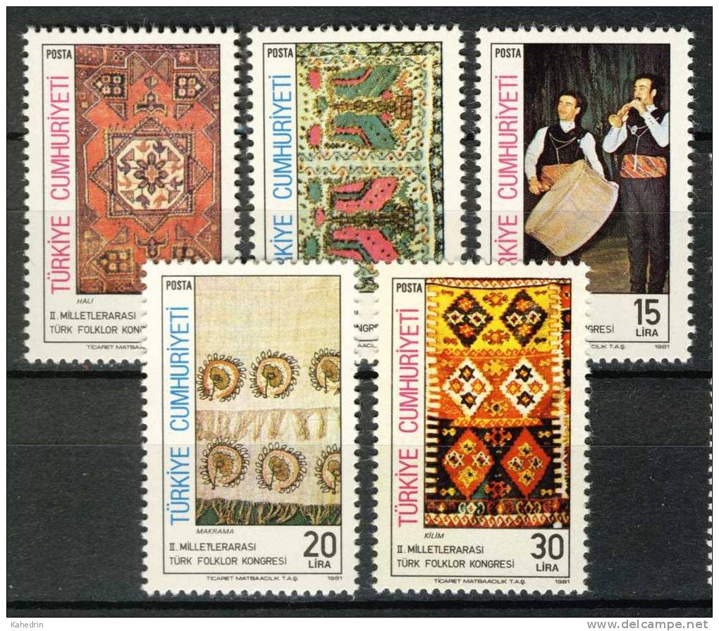 Turkey/Turquie/Türkei 1981, Folklore **, MNH - Nuevos