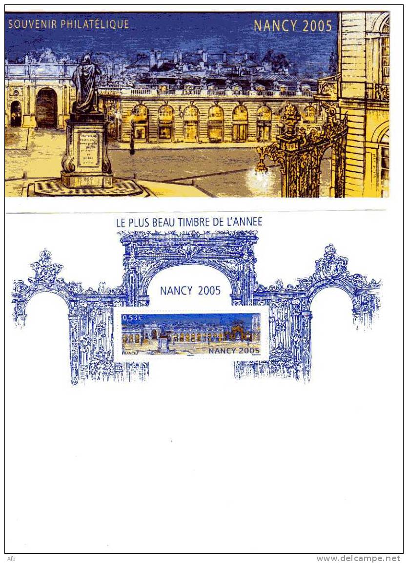 FRANCE - BS 14 : Nancy 2005 - Souvenir Blocks & Sheetlets