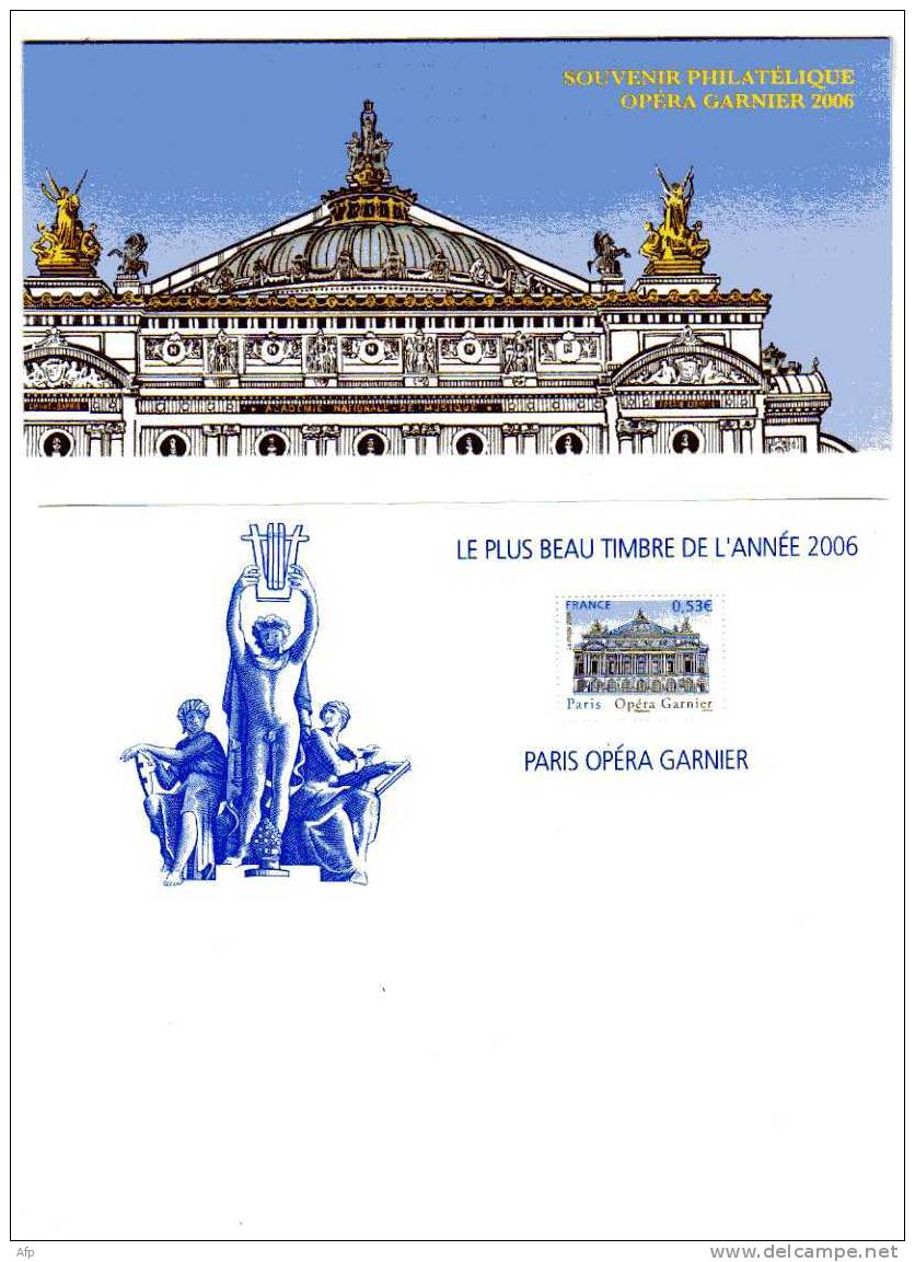 FRANCE - BS 24 : Opéra GARNIER - Souvenir Blocks & Sheetlets